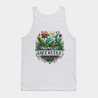 whimsical greenery Tank Top